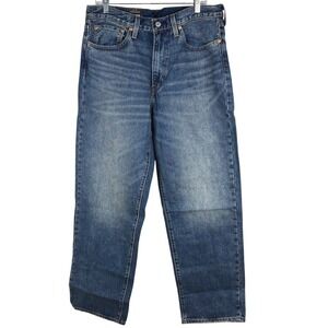 Levi's 568 Loose Straight Jeans Mens  Size 34 x 32 Dark Wash New With Tags